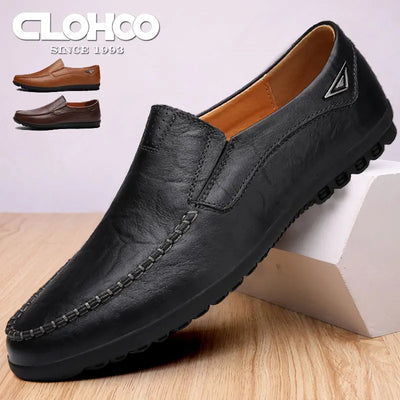 CLOHOO Men's Handmade Casual Loafers Anti-Slip | SAMAG
