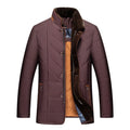 Men'S Down Jacket Casual Thickened Cotton Padded Jacket Fashion Winter Warm Thermal Fleece MenS Jacket