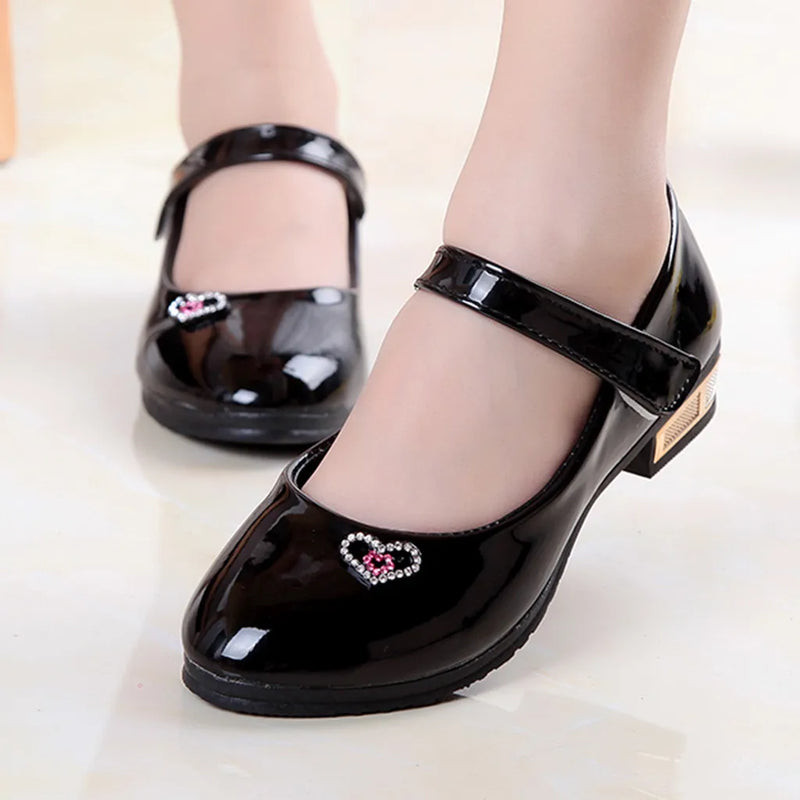 Girls Shoes 2021 Newly Arrived Infant Kids Baby Girls Crystal Bling Bowknot Single Princess Shoes Sandals Girls Sandals Shoe Red
