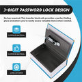 Dictionary Book Safe Storage Box, With 3 Digital Combination Lock, Anti - Theft Secret - View 6 | SAMAG