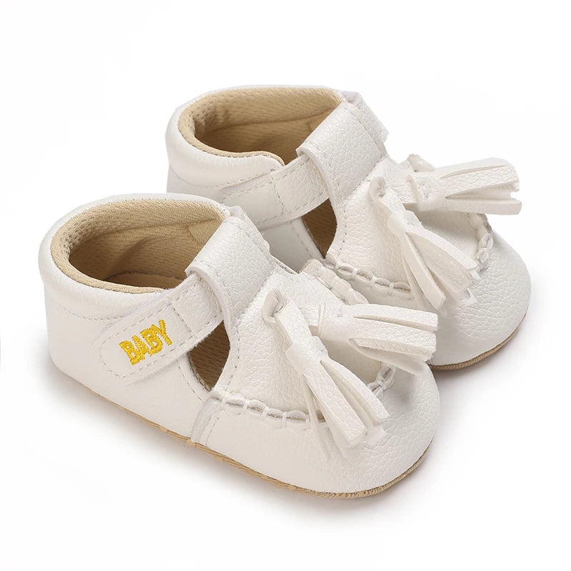 0-18M Classic Fashion Infant Casual Sneakers Soft Sole Baptism Comfortable First Walking Shoes For Baby Boys Girls