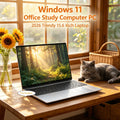 Inflexible Sturdy 15.6" Portable Laptop Windows11 Notebook 32GB DDR4 2TB SSD Pc Gamer Office Computer Intel 4405U