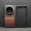 Suitable for Honor Magic V5 Mobile Phone Case, Thin Kevlar Aramid Fiber Magic V5 Carbon Fiber Protective Case, Center Shaft Full-Coverage