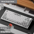 AJAZZ AK820 Wired With Rotary Volume Buttons Hot-Swappable Keys For Office AndHome Mechanical Keyboards DIY