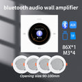 86 Background Music system Bluetooth-compatible HiFi Home Theater Stereo Sound Mini Wall Amplifier Panel M3 Ceiling Speaker sets