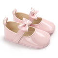 0-18M Baby Shoes Infant Pre-Walker Shoes, Cute Pink Theme Casual Flat Shoes, Soft Sole Lightweight Comfortable for Girls