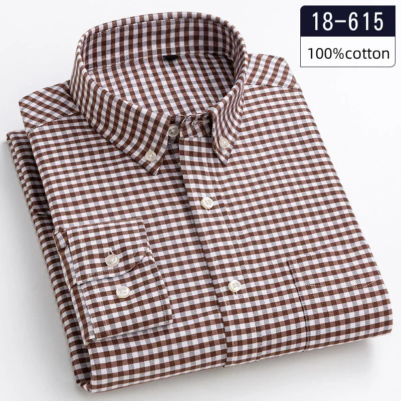 New in Shirt High-Quality 100% Cotton Long-Sleeve for Men | SAMAG