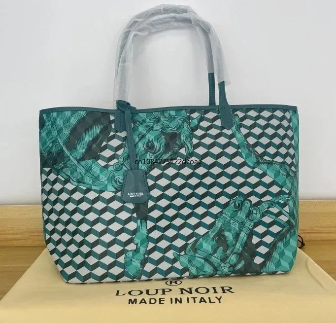 LOUP NOIR Tote Bag for Women Shoulder Women Bags High Quality Famous Brands Bag Casual Totes Large Capacity Noir Bag