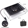 Pandatour Camping Outdoor IGT Table Gas Stove Wood Grain | SAMAG