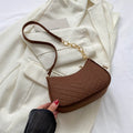 Mini Shoulder Bags for Women Fashion Felt Women's Bag Design Advanced Underarm Handbags Beautiful Purses Crescent SaddleBag 2025