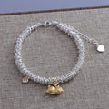 VENTFILLE 925 Sterling Silver Thai Silver Bracelet for Women Vintage Geometric Heart Love Lucky Punk Jewelry 2023 New Dropship