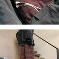 Wide leg pants Men's Vintage Geometric Knitted jacquard pants Casual Straight  Pants Ethnic Tribal Style Winter Trousers man