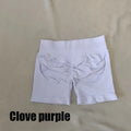 DF L0G0 Women Impact High Waist Seamless Hip Lifting Shorts Elastic Breathable Fitness Yoga Running Workout Shorts