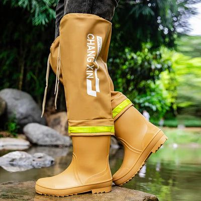 Men's Rain Boots High-Top For Outer Wear Long-Tube | SAMAG