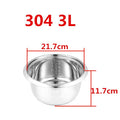 Rice Cooker Liner General Food Stainless Steel Uncoated Thickened 2L3L4L5L6L8L Rice Cooker Inner Pot