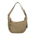 Casual Canvas Crossbody Bags Korean Simplified Large Capacity Sports Hobos Bag Solid Color Lightweight Dumpling Bag Women