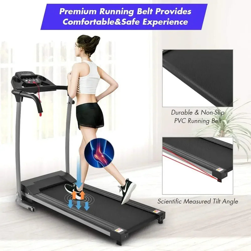 Compact Treadmill with 12 Programs, LCD Display, Portable - View 6 | SAMAG