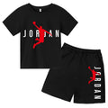 Kids 2 - Piece Letter Print Sports Outfit - Short Sleeve - View 9 | SAMAG