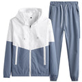 M - 6XL New Men's Sportswear Set from Japan South Korea Autumn Casual Wear Hooded Jacket Leg Tied Pants - View 11 | SAMAG