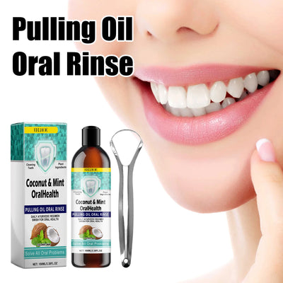 Gingival Repair Drops Coconut Mint Pulling Oil Mouthwash | SAMAG
