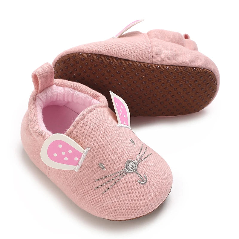 0-1Year Fashion Casual Shoes CartoonBaby Shoes Newborn Boy Girl First Walker Cute Spring and Autumn Pure Cotton Warm Soft Bottom