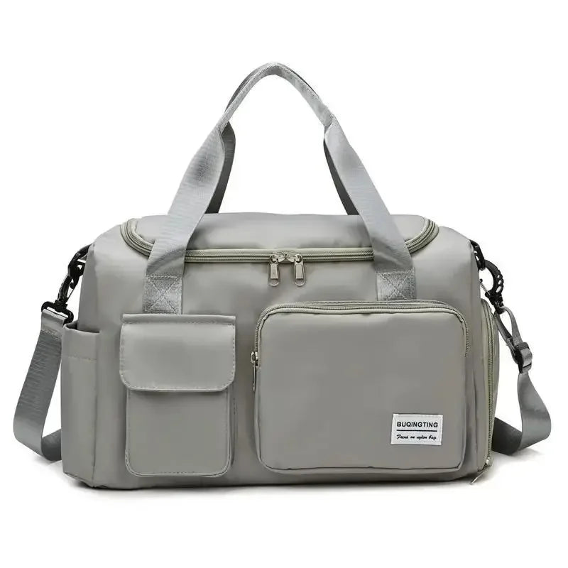 Travel Bag Large Capacity Weekender Carry On Duffle Bags with Shoe Compartment Sports Fitness Bags for Women Shoulder Bag