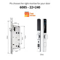 Smart Lock with Camera Door Viewer Waterproof IP66 Tuya WiFi Fingerprint Password Sliding RFID Card Sliding Electronic Door Lock