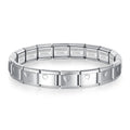 Hapiship Women's Jewelry DIY 9mm Width Itanlian Elastic Charm Bracelet Fashion Stainless Steel Bangle ST - Visuel 7 | SAMAG