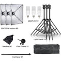 20-135W Softbox Lighting Kit 50x70CM Photography LED Lamp Professional Continuous Light System Equipment For Photo Studio
