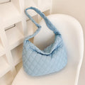Women's Vintage Nylon Shoulder Underarm Bag Female Casual Waterproof Crossbody Hobo Bags For Lady Quilted Large Capacity Handbag