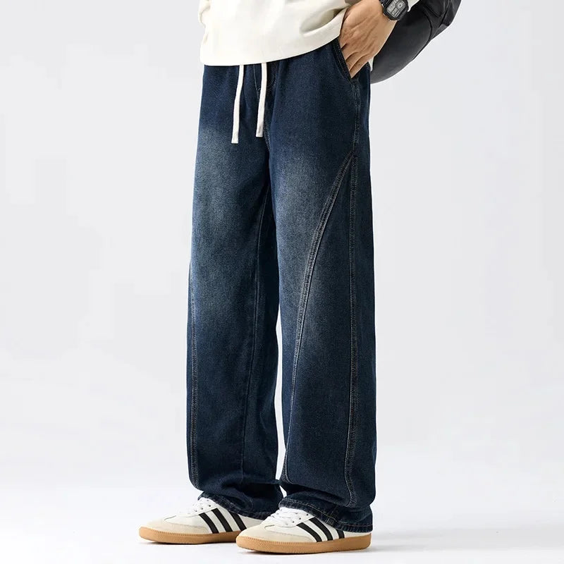 Loose Casual Men's Jeans Straight Leg American Style | SAMAG