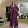 Summer Women's Clothing Open Abaya Bell Sleeves Long | SAMAG