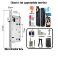 6068,5572,6072,6085 Mortise Lock Tuya Wifi App Camera Smart Digital Lock With Fingerprint Face Key Card Rfid
