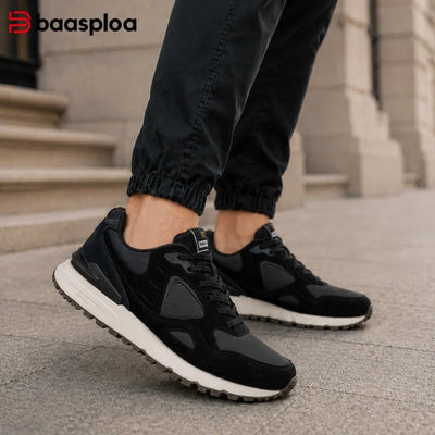 Baasploa Men Casual Sneakers Leather Fashion Trainers | SAMAG