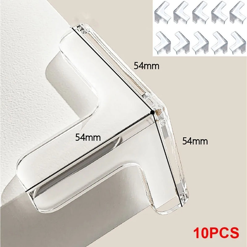 High Quality Anti Collision Baby Proofing PVC Transparent Corner Guard Strip Self Adhesive Cabinet Airbag Furniture Bumper