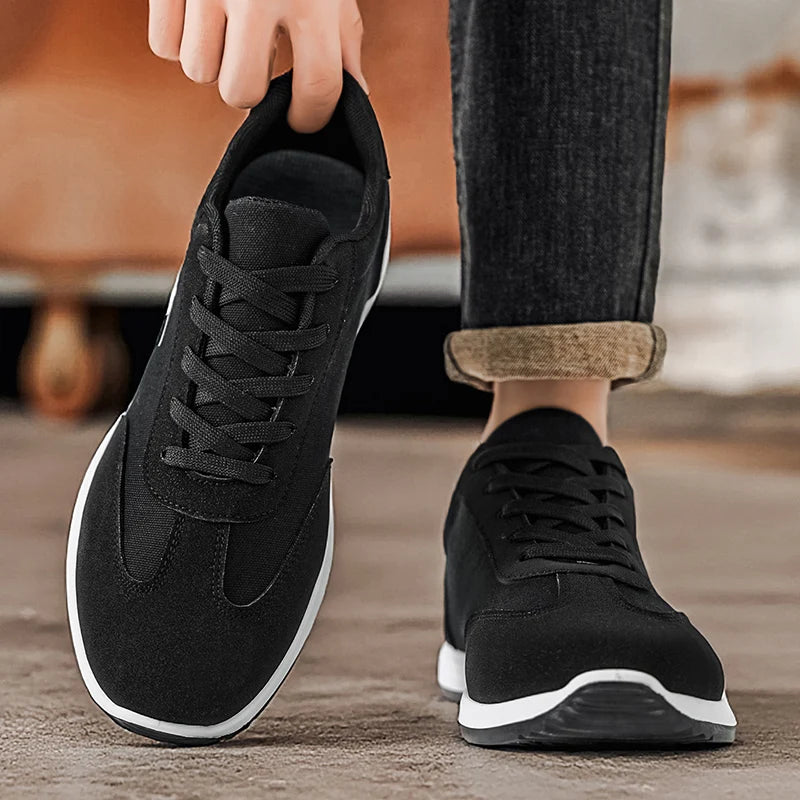 Men's Shoes, Spring and Autumn Trendy Shoes, New Cross-Border Models, White, Black, Red Sports Shoes, Soft-Soled, Breathable, Men's Low-Top Versatile Casual Shoes