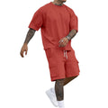 New Summer Style Fashion T-shirt and Utility Shorts Solid | SAMAG