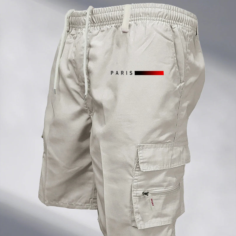 Men's Tactical Cargo Shorts Elastic Waist Outdoor Work | SAMAG
