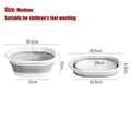 Folding Bowl Foot Bath Portable Wash Basin for Travel Silicone Folding Bowl Pedicure Tubs Foldable Basin Portable Foot Bath
