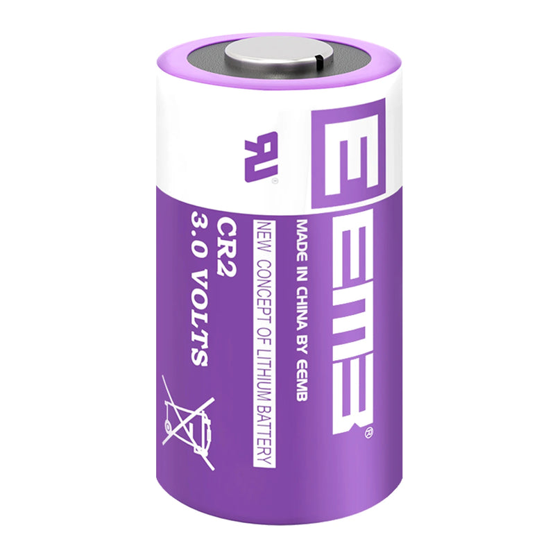 EEMB CR2 3V Lithium Battery 850mAh Non-Rechargeable Battery for Microphones Camera Smoke Detector Doorbell Flashlight