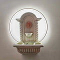Balcony Landscape Decoration Wall Hanging Flowing Water Wall Hanging Fountain Courtyard Creative Pastoral
