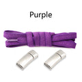 Metal Lock Magnetic Shoelaces Flat Sports Enthusiasts No Tie Shoe Laces Safe And Reliable Lazy Shoelace Rubber Band Shoestrings