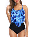 Swimwear Ruffles Women Suits Two Piece Sets Printed | SAMAG