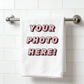 1Pc/2Pc Custom Photo Towel, Upload Your High-Resolution Image for DIY Transfer, Ultra-Soft Face Towel, Suitable for Home, Hotel, Spa, Bathroom, Gym, Home Decor - Indoor and Outdoor Party Supplies, Men's and Women's Towels