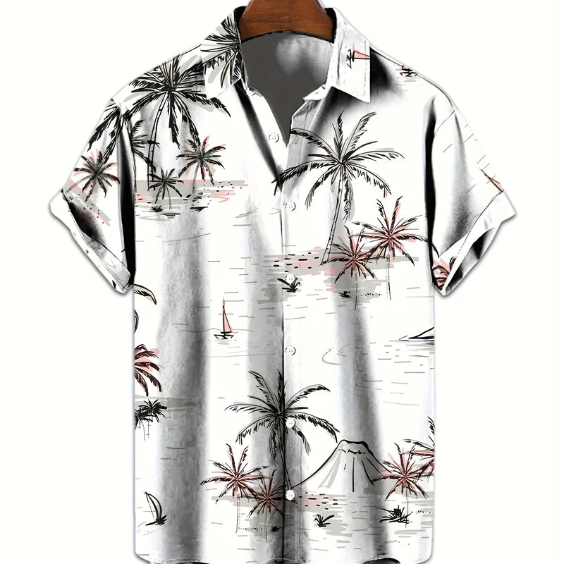 Summer Men's Shirt - 3D Printed Design Breathable | SAMAG