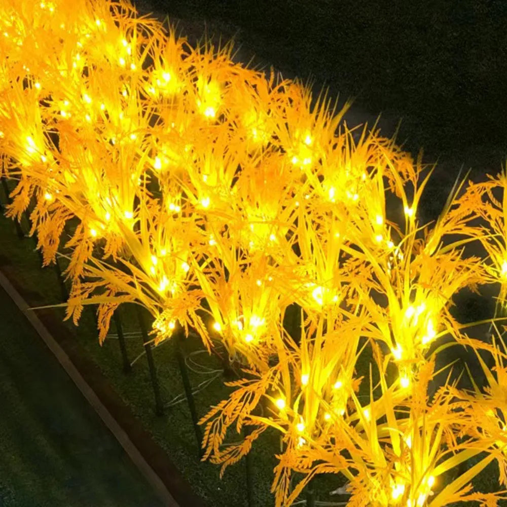 Wheat Ear Garden Lawn Yard Decoration Path Decor  Home Decoration Accessories Fake Plants Plant Pot Artificial Flowers Outdoor