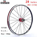 Bicycle Wheelset 20inch Novatec A271/F372SB V brake 451 406 4bearing 7-11speed 20 24H Aluminum alloy Folding wheels With QR