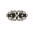 1 Pair Vintage Sweater Swirl Clip Cape Cloak Clips for Dress Retro Cardigan Clip Shawl Clasp Shirt Button Clip for Girl Women