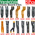 5pcs Main Motherboard Connector Board Ribbon Flex Cable For Samsung A33 A53 A15 A25 A35 A55 A24 A34 A54 A22 A32 A52 A72 Cable