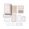 Yoofun 30pcs/box Vintage Label Stickers Retro Diary Scrapbooking Collage Junk Journal Stickers Office School Stationery Label